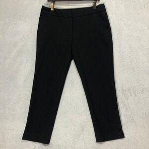 Talbots‎ Signature Petite Black Dress Pants Career Cropped Size 10P